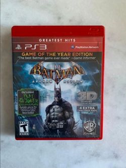 Batman: Arkham Asylum Game of the Year Edition Sony PlayStation 3 Released 2010