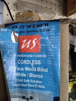 Cordless Mini Blinds Wood White