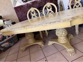 Table and 6 chairs