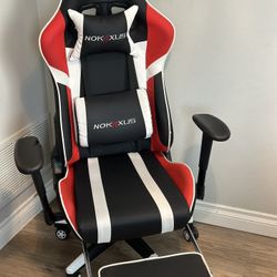 Black/Red/White Gaming Chair
