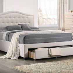 Cama Nueva En Tamaño Matrimonial, Queen Con Colchon Incluido 