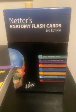 Netter’s Anatomy Flash Cards 3rd Edition