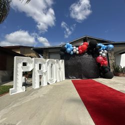 PROM MARQUEE GIANT LETTERS