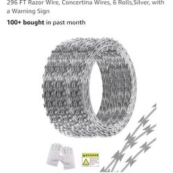 Razor Wire 296 Ft Long