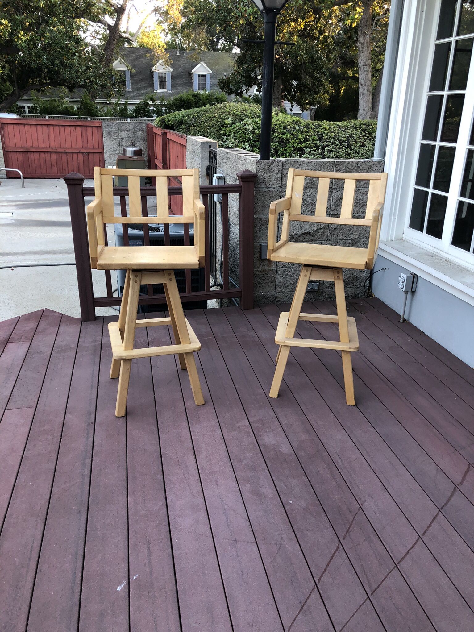 Pair Of Bar High Stools 