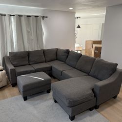 Modern L-Shaped Couch | Like New | Very Clean