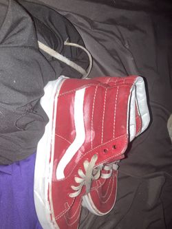 Beat up red converse sale