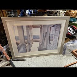 Framed art by Danial Pollera in real good shape