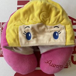 Princess Aurora Neck Pillow With Hood 