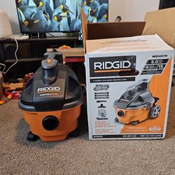 Ridgid 4 Gallon Portable Wet/Dry Vac