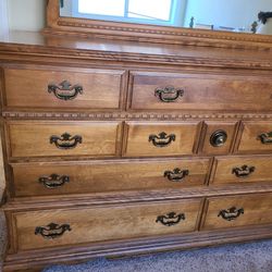 Vintage dresser and mirror