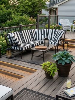 Quality Yardbird Aluminum Outdoor Patio Set with Cushions