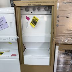 Whirlpool White Electric 220 Volts Laundry Washer And Dryer 