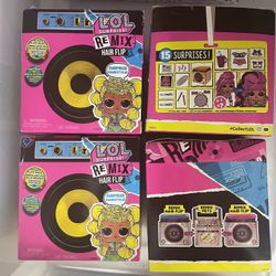 LOL Surprise Remix Hair Flip Pack Of 4 New