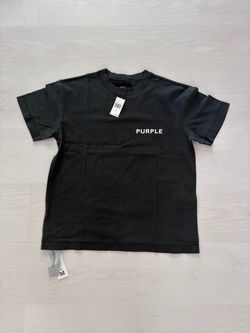 Purple Brand Black T-Shirt Size Medium
