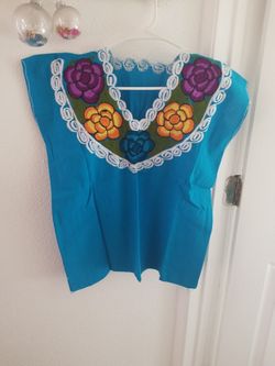 Mexican Embroided Blouse