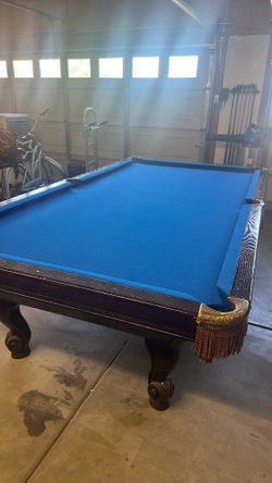 9ft 3 piece Slate official size pool Table