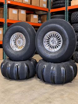 35" Sandcraft Sand Paddles with Hostile Wheels for Rzr Pro R