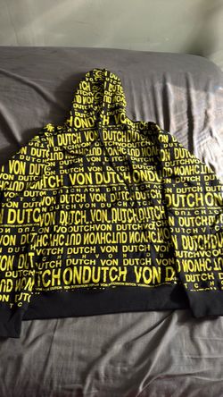 Von Dutch All-Over Print Hoodie
