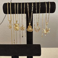 Gold Dipped Necklaces 