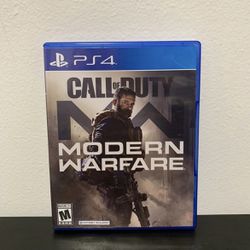 Call Of Duty Modern Warfare PS4 Like New Sony PlayStation 4 COD War Video Game