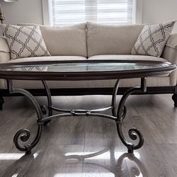 Cream Over Sized Loveseat 