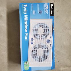 Holmes twin window fan with thermostate