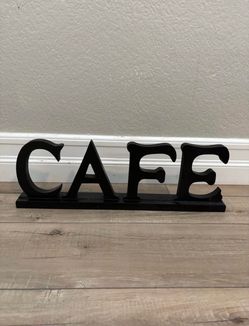 Cafe kitchen decor sign