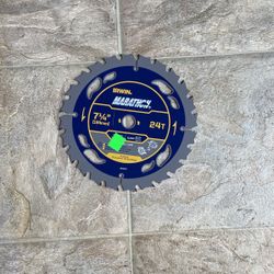 Brand New Irwin 71/4” 24 T Framing Saw Blades $7 Each