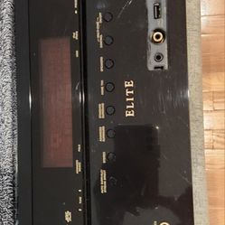 The image shows a Pioneer Elite VSX-32 Channel Network AV Receiver. 