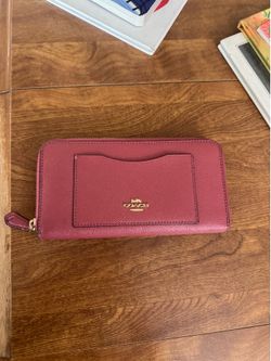 Pink Coach Wallet