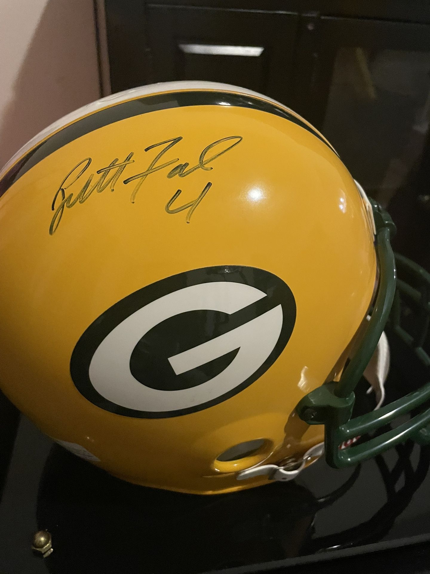 Brett Favre Autographed Helmet 