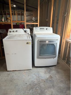 Washer and dryer