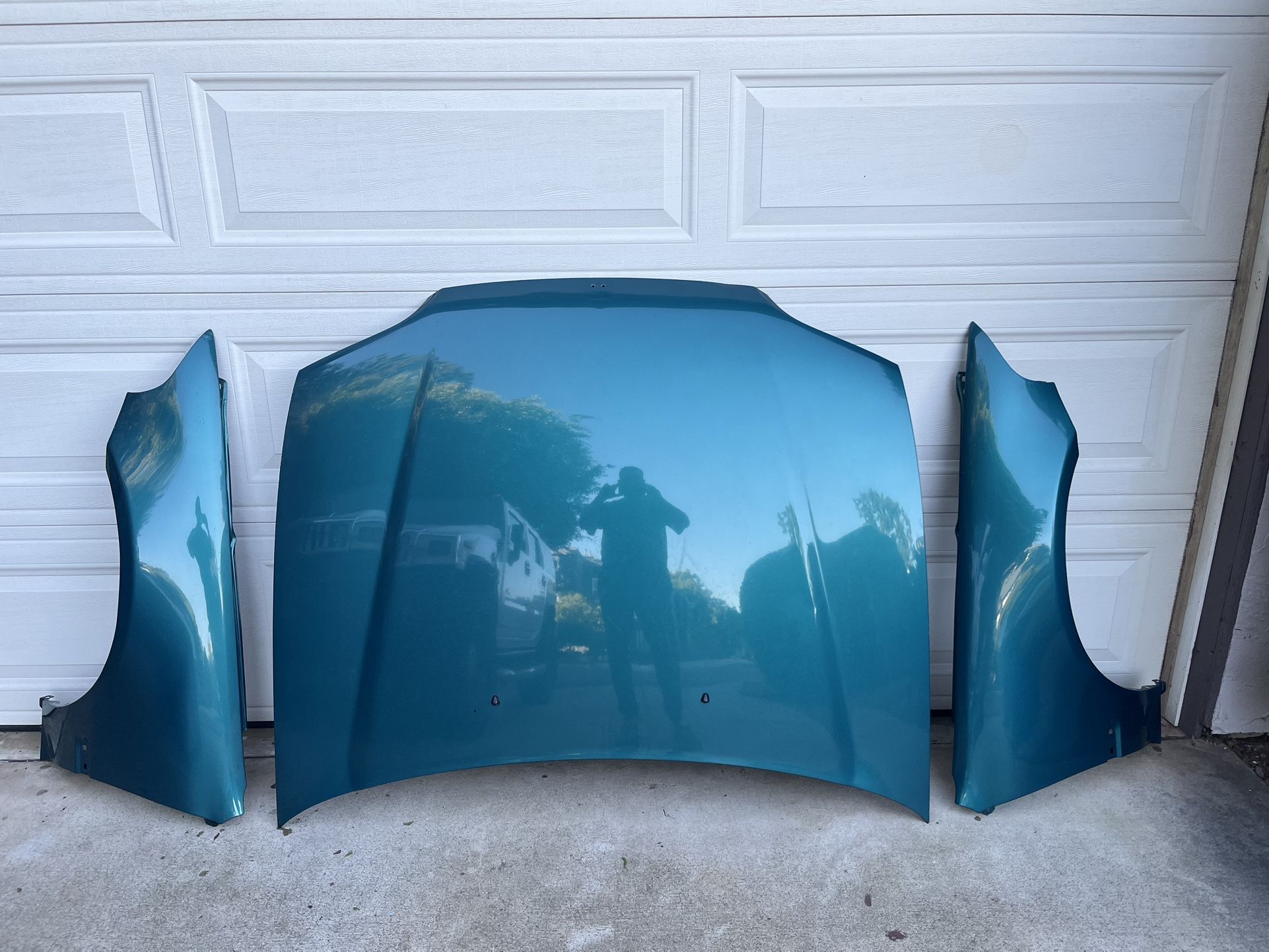 EG / EJ 92-95 Honda Civic Hood & Fenders Complete Front End Body Panel Set