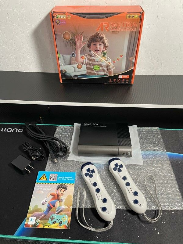 New AR Motion Gaming Console for Kids & Families - Plug & Play Video Game System for Indoor Physical Play & Interactive Family Fun. Great for Gifts, G