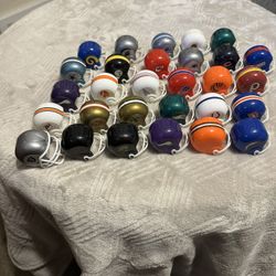 NFL Plastic Mini Helmets Lot 9