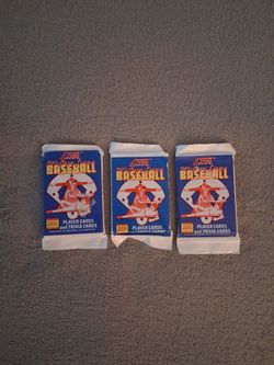 3 Vintage SCORE - 1989 Major League Baseball Cards