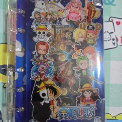 One piece A7 shaker notebook