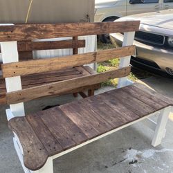Wooden Rustic Benches. ( Recently Built)