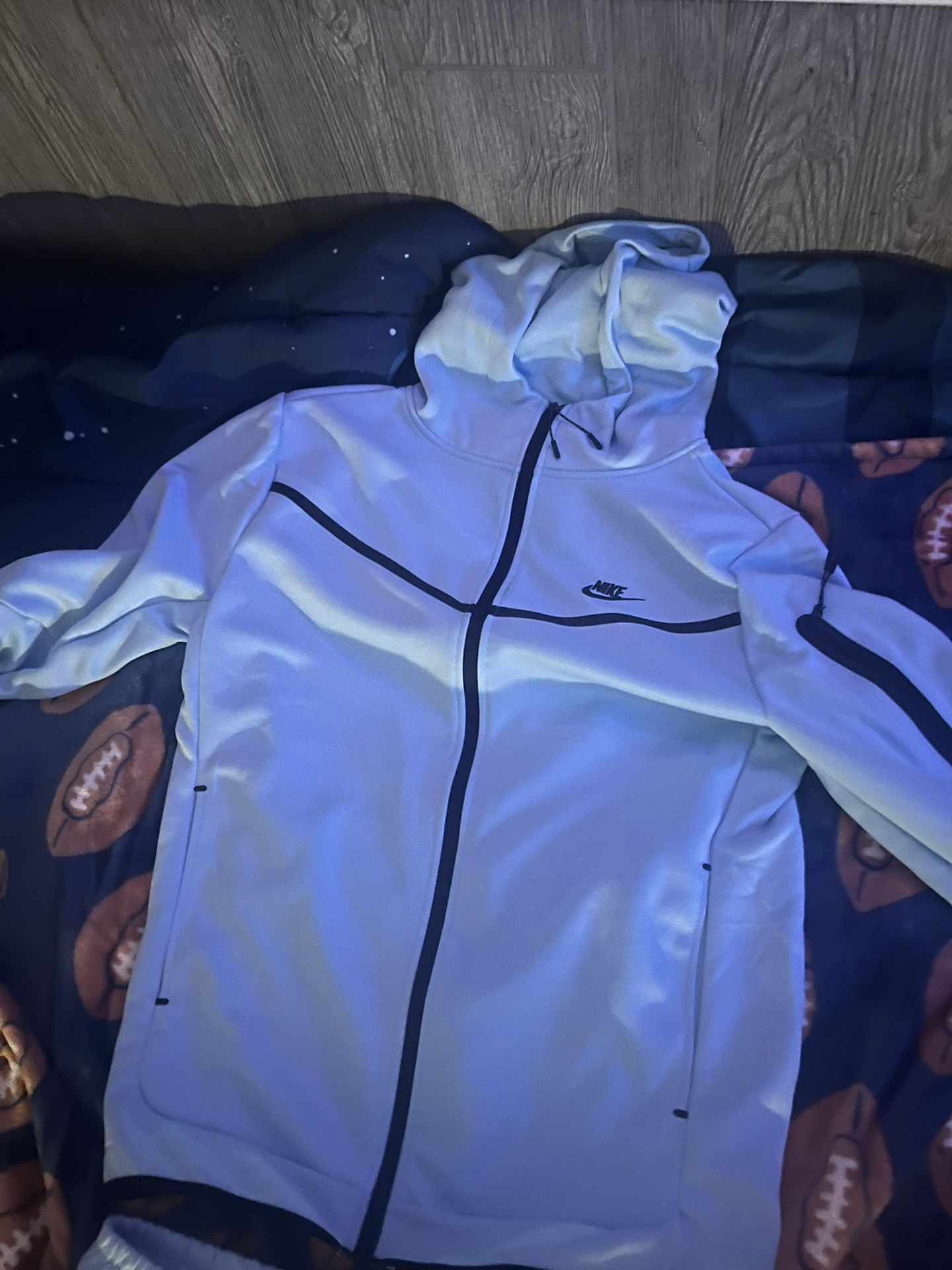 Blue Nike Tech Fleece