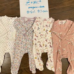 E=MC2  Baby Magnetic Cloth (0-3-6M) $3 Each 