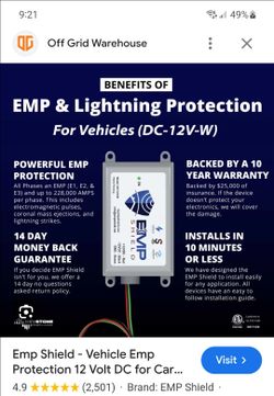 EMP SHIELD FOR VEHICLE