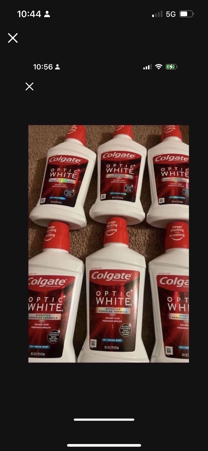 Colgate Optic White Mouthwash 2/$5