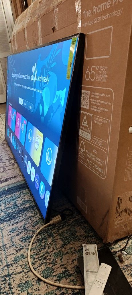 TV ๐บ SAMSUNG QLED 65" THE FRAME ๐ผ๏ธ PRO
