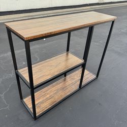Console Table, Small Entryway Table with Storage Shelves Excellent Condition Like New
