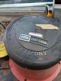 Sears wet and dry vacuum