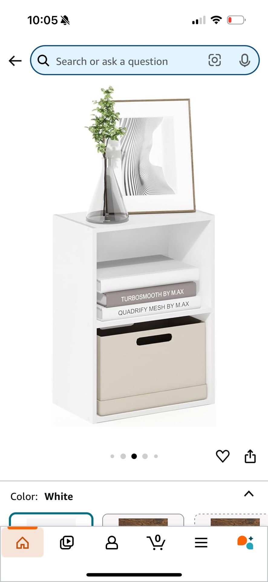 2 Tier Bookcase Shelf