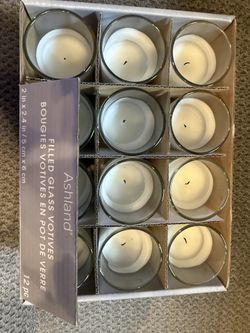 Filled Glass Votives