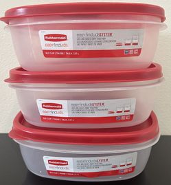 Rubbermaid Easy Find Food Storage