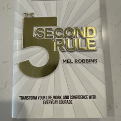 The 5 Second Rule By Mel Robbins (Hardcover Book)